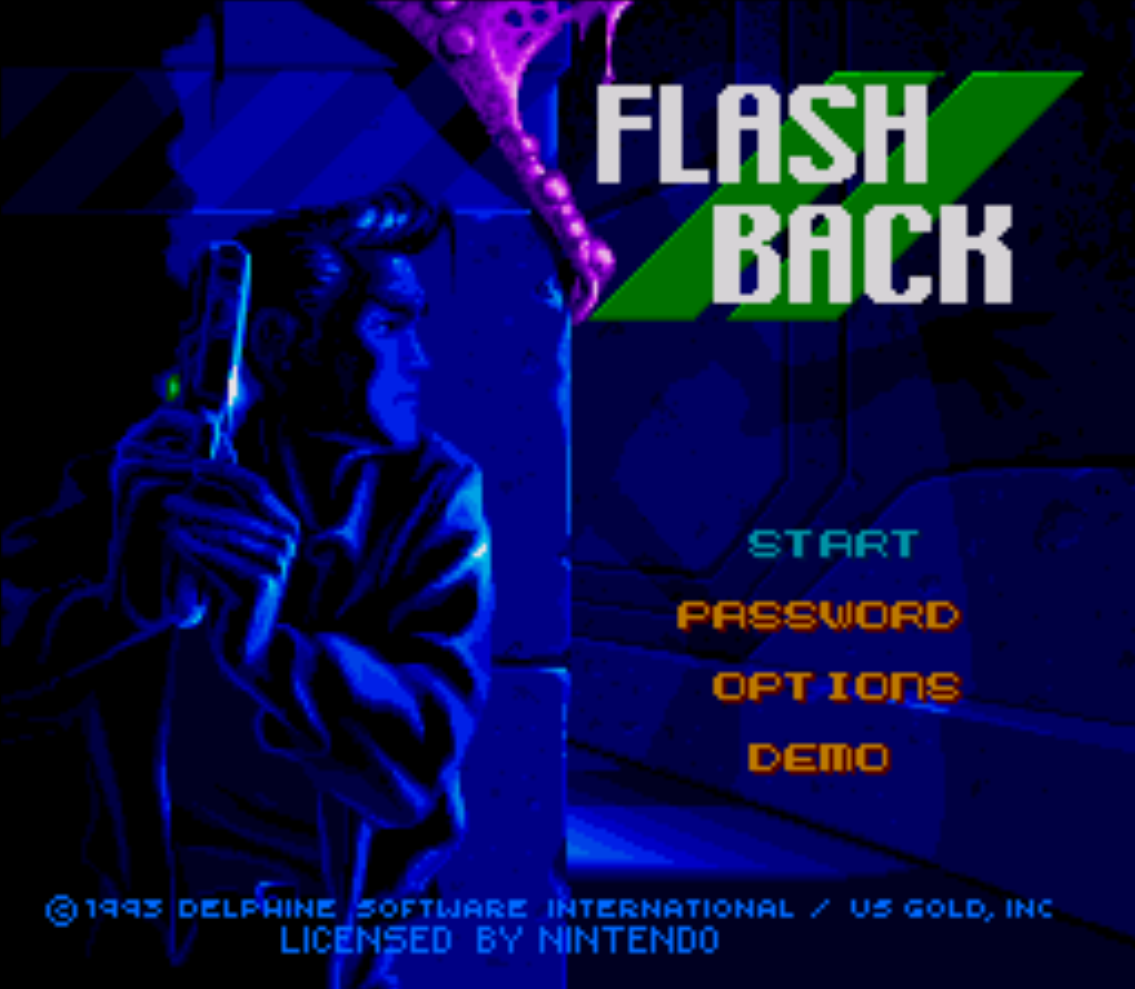Flash Back Title Screen